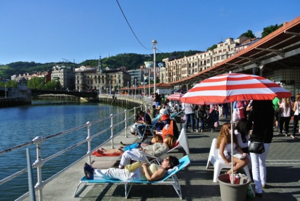 Las hamcas a tope en Bilbao Beach